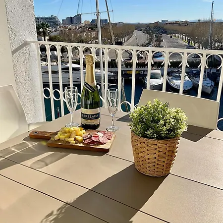 Marina View - Sud-ouest Au Canal Avec Terrasse Apartment Empuriabrava